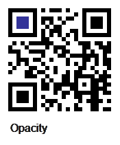 Translucent QR code
